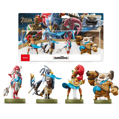 Amiibo The Legend Of Zelda Breath Of The Wild- 4 Campioni Urbosa-Revali-Mipha-DarUK Amiibo The Legend Of Zelda Breath Of The Wild- 4 Campioni Urbosa-Revali-Mipha-DarUK